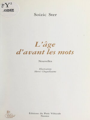 cover image of L'âge d'avant les mots